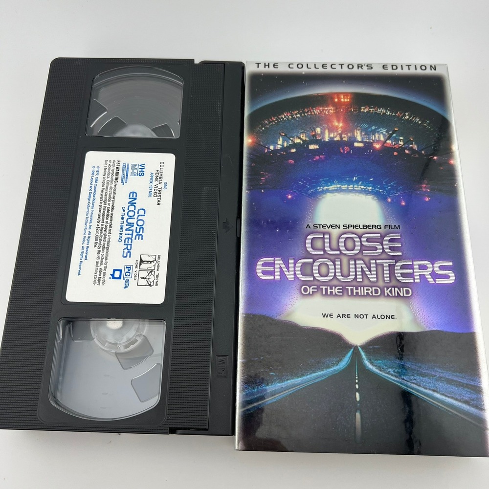 Close Encounters Third Kind VHS Collector's Edition THX Spielberg